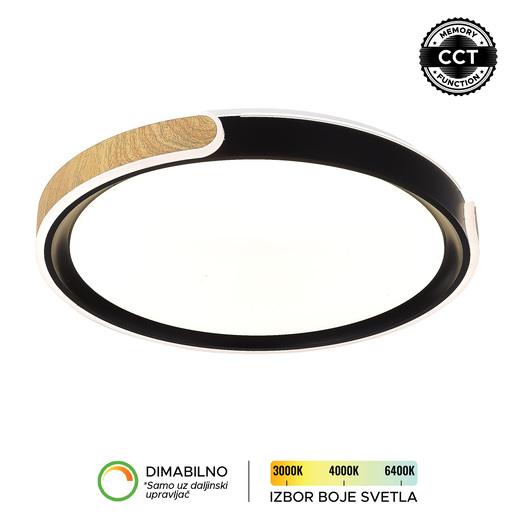 Forma LED plafonjera LP-407-70R BK+WD