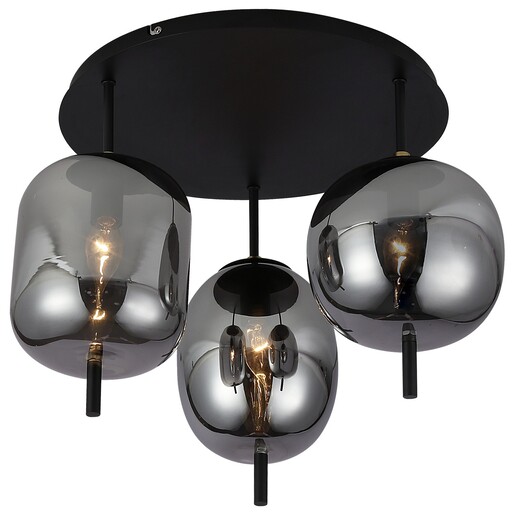 Forma Plafonska lampa F4014-3C BK+SM