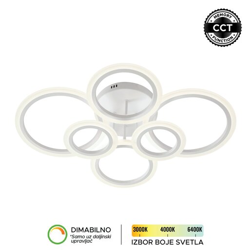 Forma LED plafonska lampa F2083-64C WH