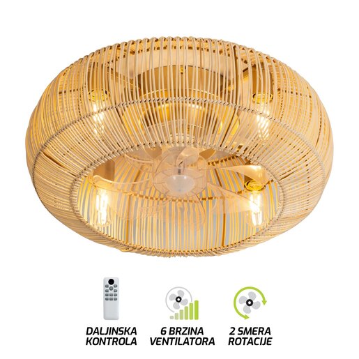 Forma Plafonska lampa sa ventilatorom FV7001-49 NT