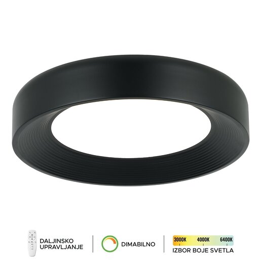 Forma LED plafonska lampa F2096-67C BK
