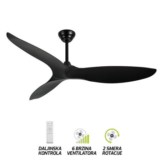 Forma Plafonski ventilator FV3103-142 BK