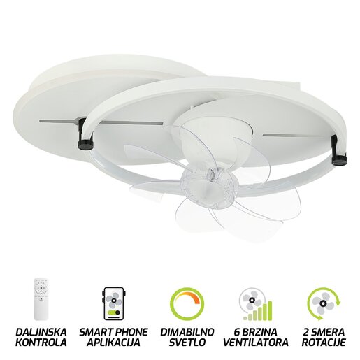 Forma Plafonska lampa sa ventilatorom FV1101-55