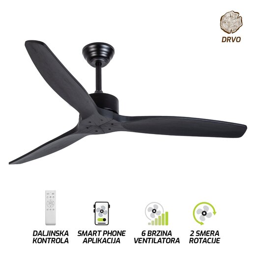 Forma Plafonski ventilator FV3002-132 BK