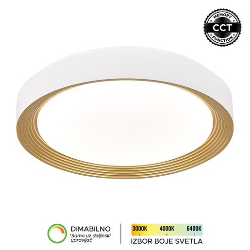 Forma LED plafonjera LP-405-54R WH+SG