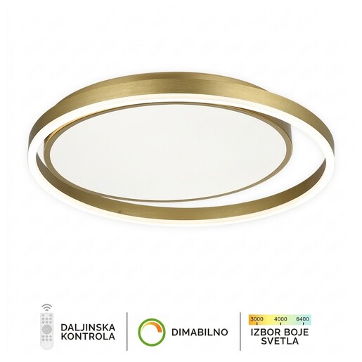 Forma LED plafonska lampa F2071-40C SG