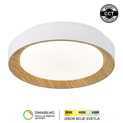 Forma LED plafonjera LP-405-54R WH+WD