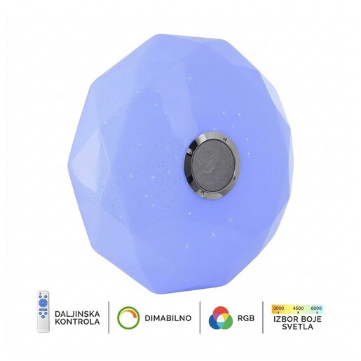 Forma LED RGB plafonjera sa zvučnikom LP-801-36
