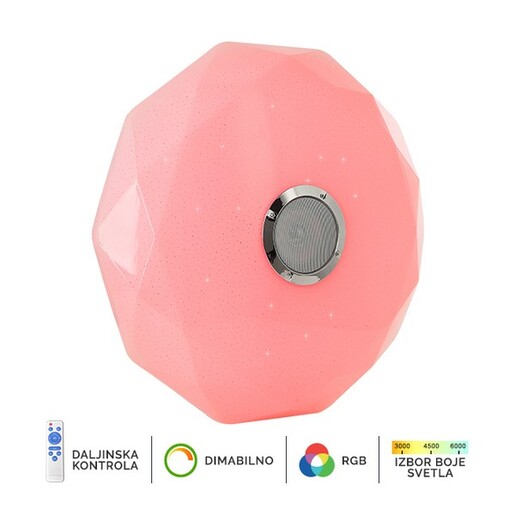 Forma LED RGB plafonjera sa zvučnikom LP-801-36