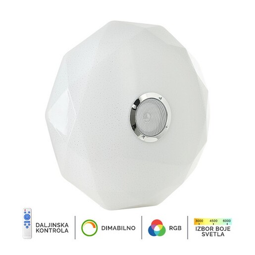 Forma LED RGB plafonjera sa zvučnikom LP-801-36