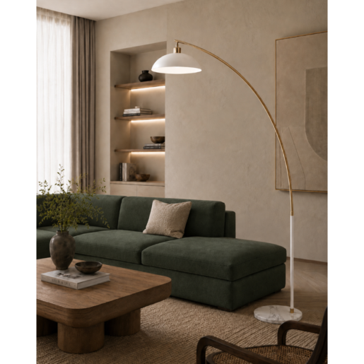 Forma Podna lampa F7135-1F WH+SG