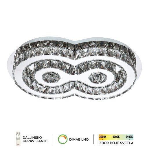 Forma LED plafonska lampa KP6033-68C