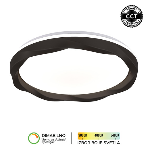Forma LED plafonjera LP-421-54R BK