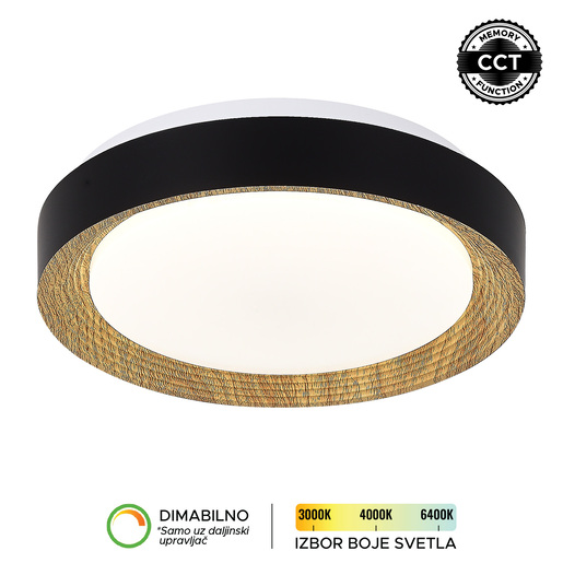 Forma LED plafonjera LP-405-54R BK+WD