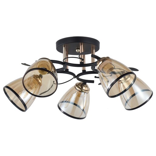 Forma Plafonska lampa MD2740-5 BK+GD
