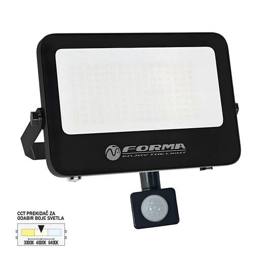 Forma LED reflektor sa senzorom CCT LRH-50S BK