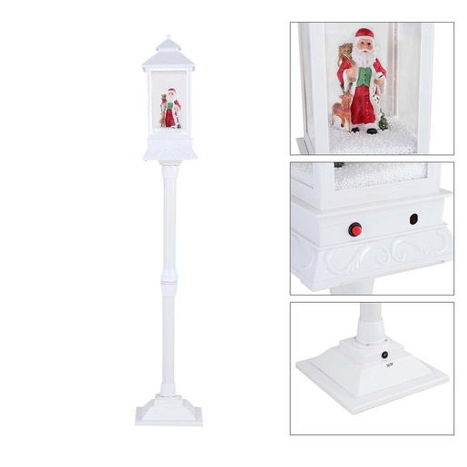 Božićni podni fenjer 148 cm, beli