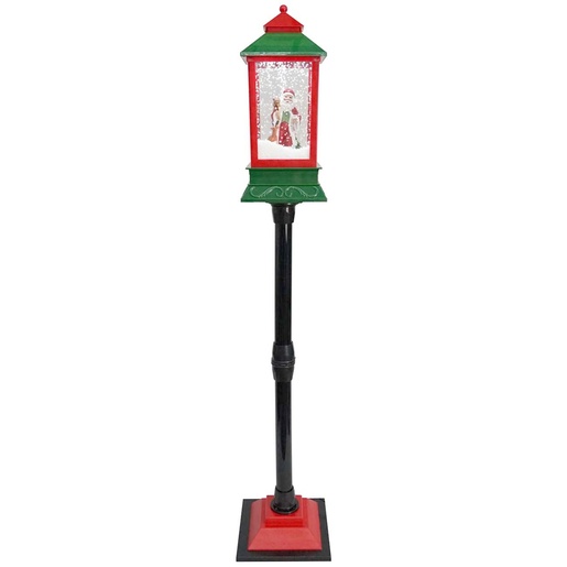 Božićni podni fenjer 148 cm, zeleno-crveni