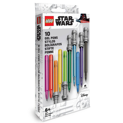 LEGO Star Wars gel olovke u obliku svetlosne sablje, 10 kom 53116