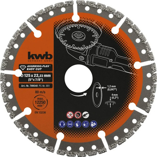 Einhell Dijamantska rezna ploča Multi-CUT za drvo, metal, ciglu - 125mm/2,2mm, Professional
