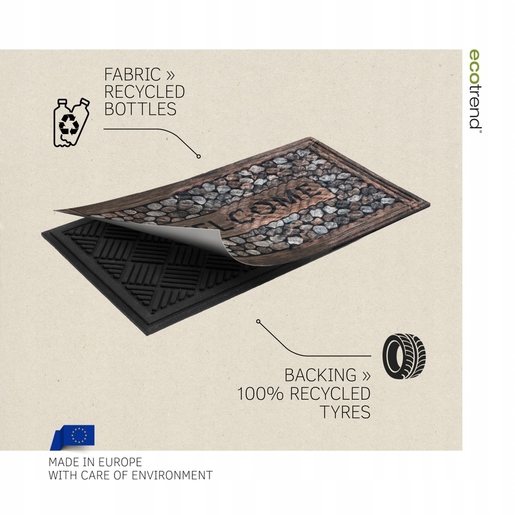 Otirač "print kamenčići" (WELCOME)- MULTY HOME EU5000158