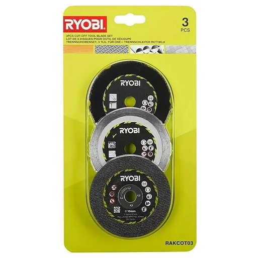 Set diskova za sečenje različitih materijala za RCT18C-0 (3 kom) - RYOBI RAKCOT03