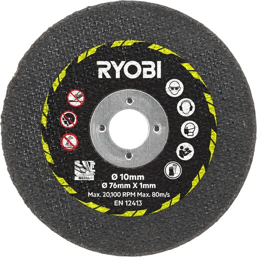 Set diskova za sečenje različitih materijala za RCT18C-0 (3 kom) - RYOBI RAKCOT03