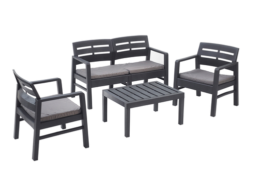 Baštenski set sa jastucima - java - OUTLET