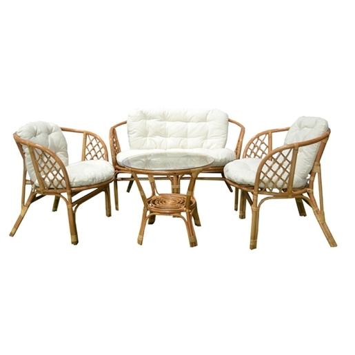 Baštenska garnitura ratan Bahama Honey - OUTLET