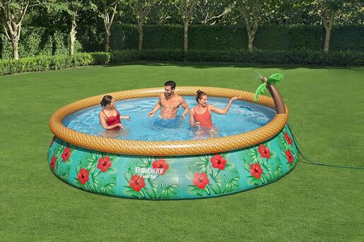 Bestway Fast set 57416 bazen za dvorište 457x84cm sa fontanom
