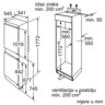 Bosch ugradni frižider KIV34X20
