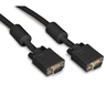 E-GREENKabl VGA D-sub M/M 3m HQ feritno jezgro crni