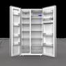 Tesla Side-by-side frizider RB5101FHX,560 l,No Frost,Inox