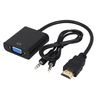 Adapter-konvertor HDMI na VGA (m/ž) + audio NEWMB