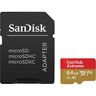 MICRO SD 64GB SanDisk Extreme + adapter SDSQXA2-064G-GN6MA