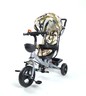 Tricikl Playtime "Army", model 406-1  mat sivi ram