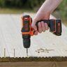Black+Decker BDCDD121BSA akumulatorska bušilica-odvijač