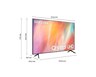 Samsung LED TV UE55AU7172, Ultra HD, Smart
