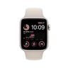 Apple Watch SE2 GPS 44mm, Starlight Aluminium Case, Starlight Sport Band - Regular