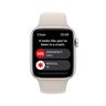 Apple Watch SE2 GPS 44mm, Starlight Aluminium Case, Starlight Sport Band - Regular