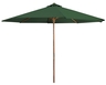 FIELDMANN drveni suncobran FDZN 4014, zeleni 3m