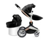 Hot Mom kolica za bebe 2u1 F023BLACK (sportsko sedište+korpa)
