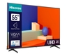 Hisense LED TV 55" 55A6K, 4K Ultra HD, Smart TV, VIDAA U6, Dolby Vision, DTS Virtual X, AI 4K Upscaler