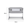 Kinderkraft kolevka NESTE UP Grey Light Melange (KKLNESTGRY000N)