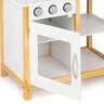 Eco Toys drvena kuhinja za decu + dodaci, bela (TK040A-WHITE)