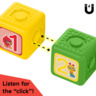 Kids II Baby Einstein aktiviti igračka CLICK & CREATE MAGNETIC BLOCKS (13067)