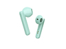 TRUST Primo Touch Bluetooth Earphones Mint, charging case, micro-USB charge cable