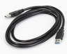 E-GREEN Kabl 3.0 USB A - USB 3.0 A M/M 1.8m crni