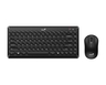 GENIUS LuxeMate Q8000 Wireless USB US crna tastatura + miš
