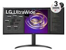 Monitor 34 LG UltraWide 34WP85CP-B, QHD, IPS, Freesync, zakrivljeni, 60Hz, 5ms, HDMI
